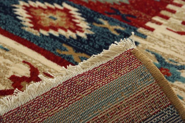 カーペット 約80×130cm ラグ モルドバ ウィルトン 畳める へたりにくい エスニック プルメリア 送料無料-7