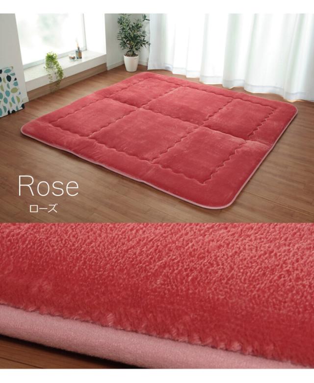 ふっくら敷 約190×190cm 国産固綿40mm使用 フランネル生地スムース F敷 送料無料-8