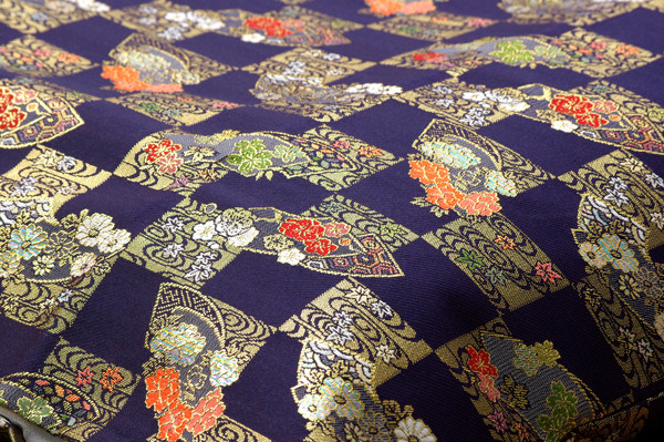 金襴御前 仏前 座布団カバー 京扇 きょうおうぎ カバー 約62×64cm 八端判59×63cm用 送料無料-3