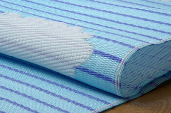 カーペット 日本製洗える PPカーペット 約87×174cm くもアウトドアにも 送料無料-4