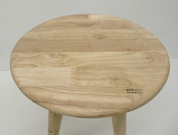 ラウンドスツール 天然木をふんだんに使ったナチュラルシリーズ 組立家具 NATURAL SIGNATURE 送料無料-6