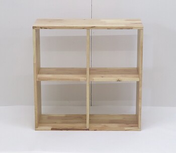 2×2シェルフ 天然木をふんだんに使ったナチュラルシリーズ 組立家具 NATURAL SIGNATURE 送料無料-2