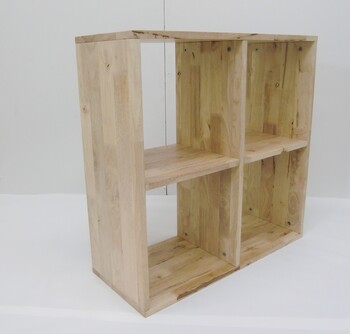 2×2シェルフ 天然木をふんだんに使ったナチュラルシリーズ 組立家具 NATURAL SIGNATURE 送料無料-3