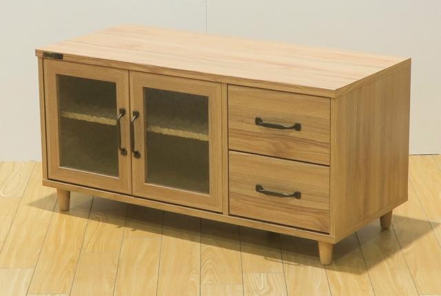 ナチュラルなテイストが魅力的なシリーズ 組立家具 90ローボード エリス 送料無料-2