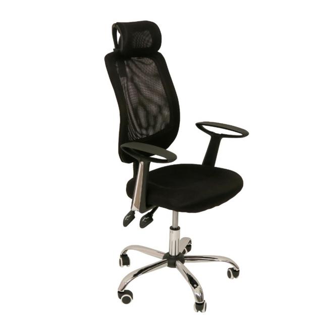 ヘッドレスト付で長時間座っても疲れにくいチェアー 組立家具 コンフォート 送料無料-9