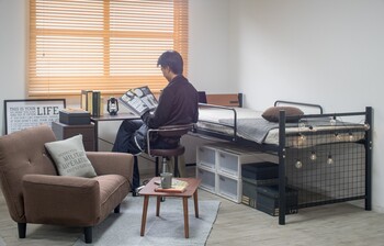 木の温もりを感じるコンパクトな60巾テーブル 組立家具 カイル 送料無料-14