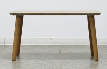 木の温もりを感じるコンパクトな60巾テーブル 組立家具 カイル 送料無料-4