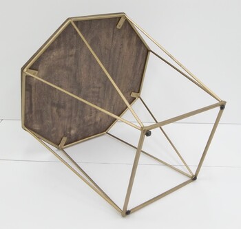 八角形のデザインが特徴的なサイドテーブルienowa エンマ 送料無料-10