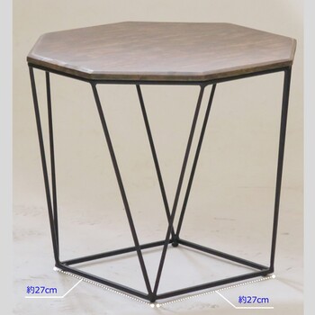 八角形のデザインが特徴的なサイドテーブルienowa エンマ 送料無料-11