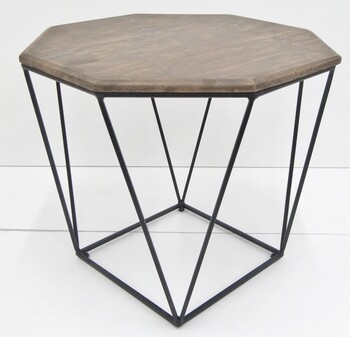 八角形のデザインが特徴的なサイドテーブルienowa エンマ 送料無料-8