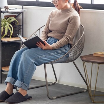 座り心地がすごく心地いいワイドチェアーienowa ミーチェ 送料無料-18