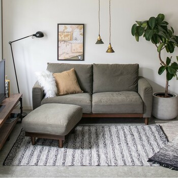 ソファー 帆布生地がお洒落な空間を演出します ienowa ソファー マリエッタ 送料無料-9