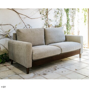 ソファー 帆布生地がお洒落な空間を演出します ienowa ソファー マリエッタ 送料無料-12