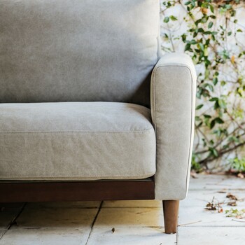 ソファー 帆布生地がお洒落な空間を演出します ienowa ソファー マリエッタ 送料無料-13