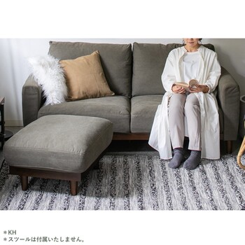 ソファー 帆布生地がお洒落な空間を演出します ienowa ソファー マリエッタ 送料無料-15