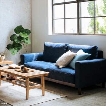 ソファー 帆布生地がお洒落な空間を演出します ienowa ソファー マリエッタ 送料無料-1