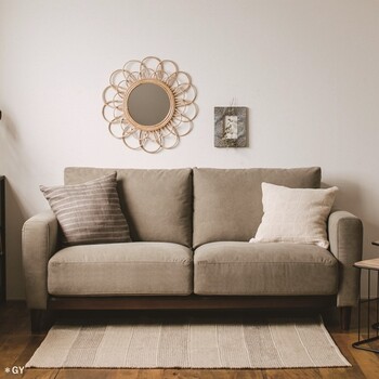 ソファー 帆布生地がお洒落な空間を演出します ienowa ソファー マリエッタ 送料無料-6