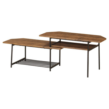 スライドTVボード ブラウン KN7918935-1700 送料無料-2