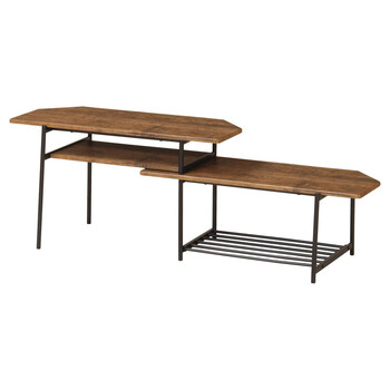 スライドTVボード ブラウン KN7918935-1700 送料無料-3