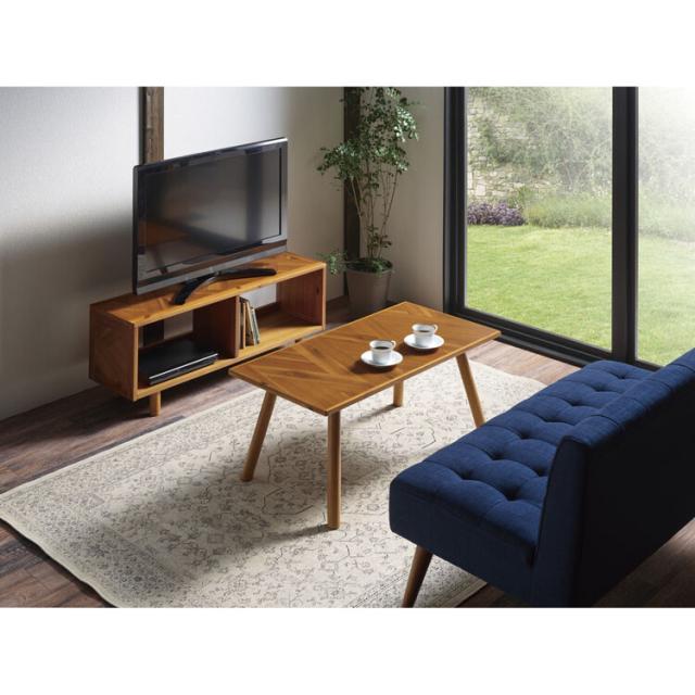 ヘント TVボード ブラウン 送料無料-2