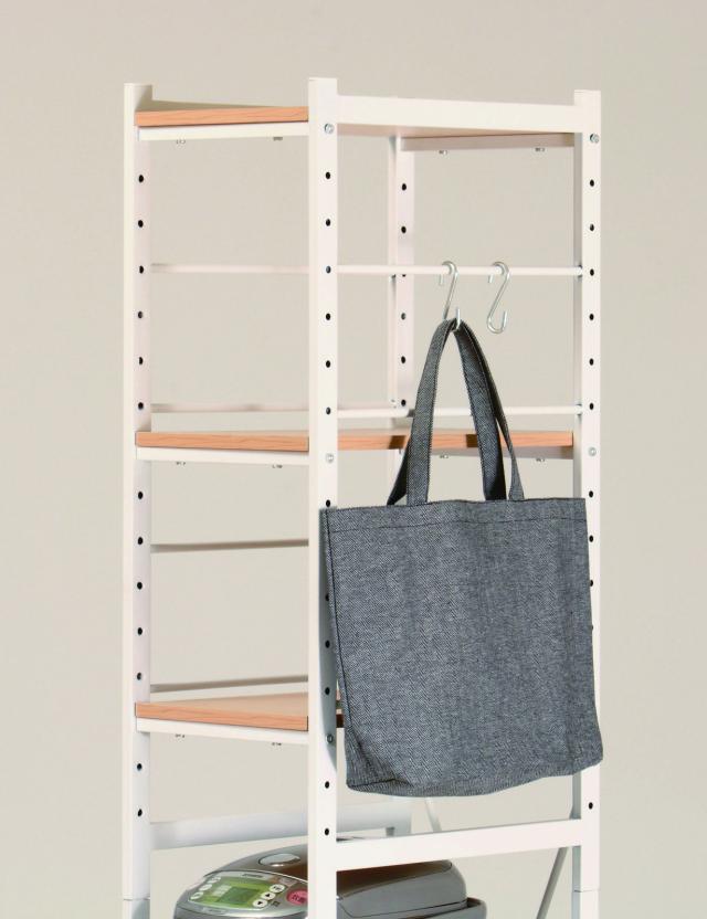 スチールラック　W300×D425×H1800mm　SSR-30S スリムラックサラ 送料無料-2