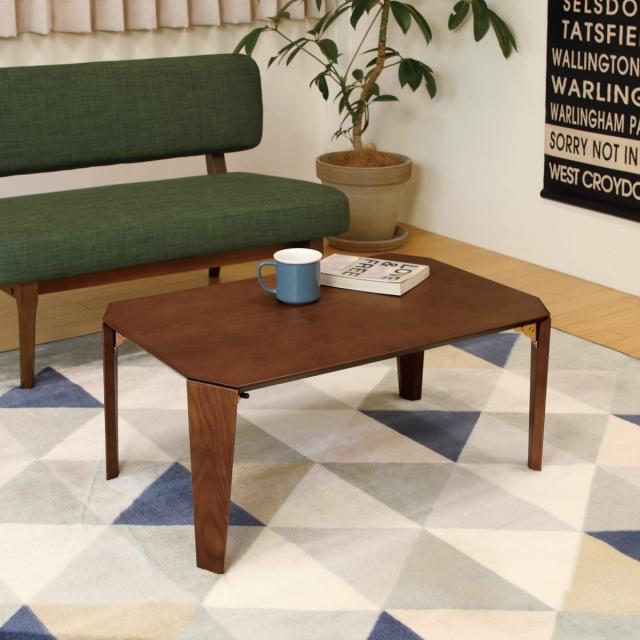 折りたたみテーブル 幅75x50cm LT-TK750 送料無料-1