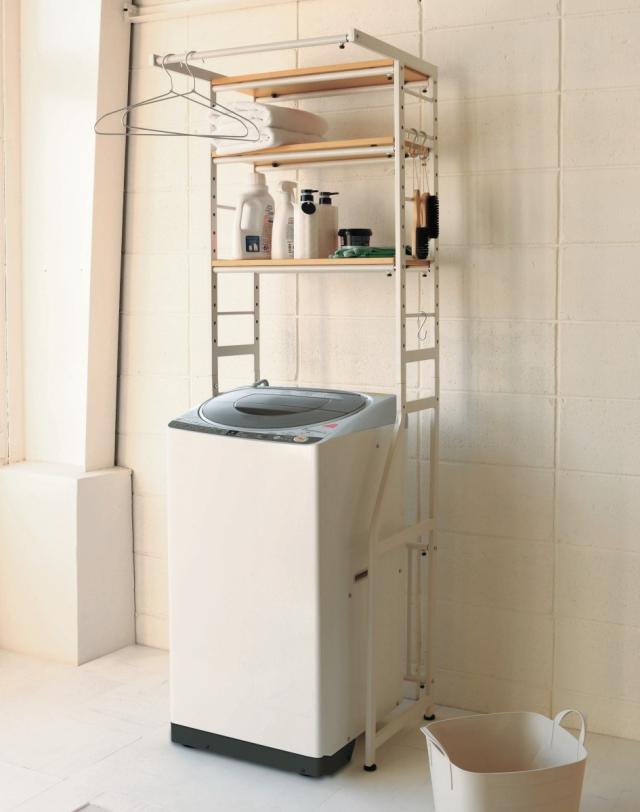 伸縮ラック キッチン ランドリー 幅58〜78cm STR-5018 送料無料-1