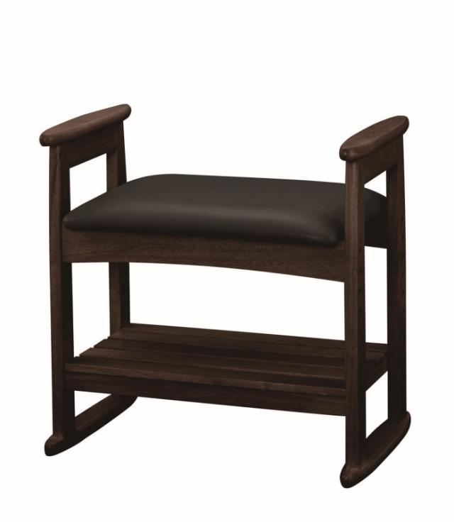 肘付スツール 玄関ベンチ W-5H 送料無料-1