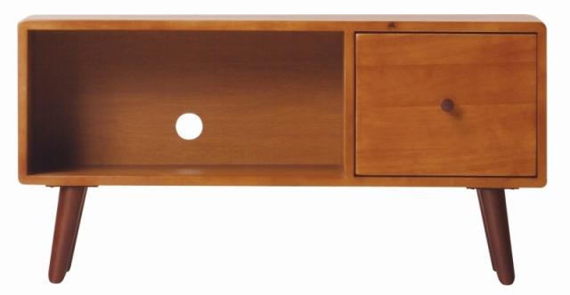 ココア ローボード TV台 ブラウン 木製 北欧風 KOKOA-LB 送料無料-5