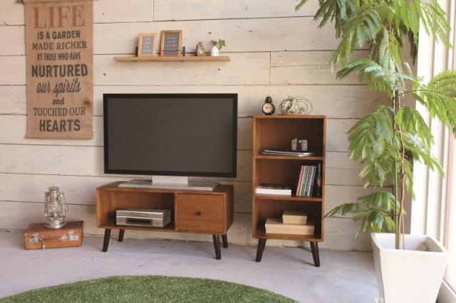 ココア ラック 木製 北欧風 KOKOA-OR 送料無料-1