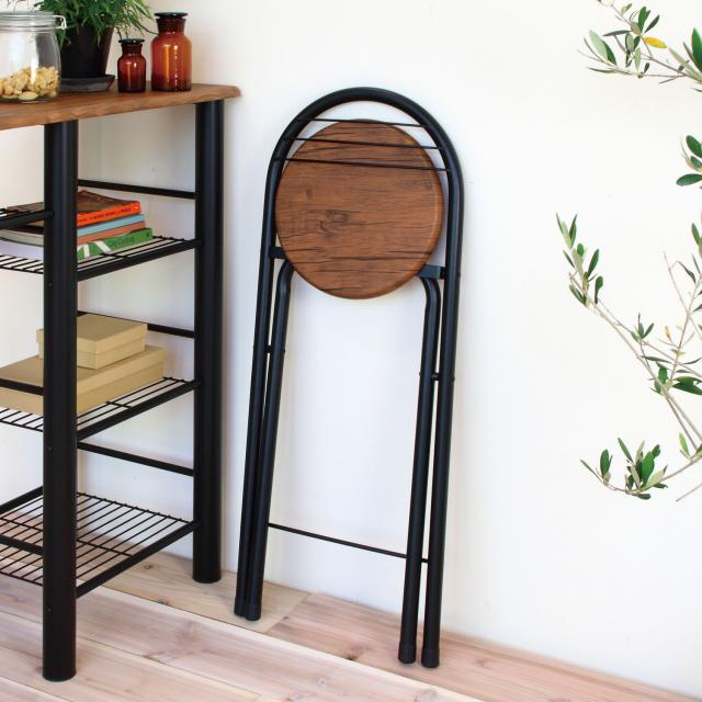 ハイテーブル ダイニング3点収納付き テーブル高さ88cm CT-1200 送料無料-11