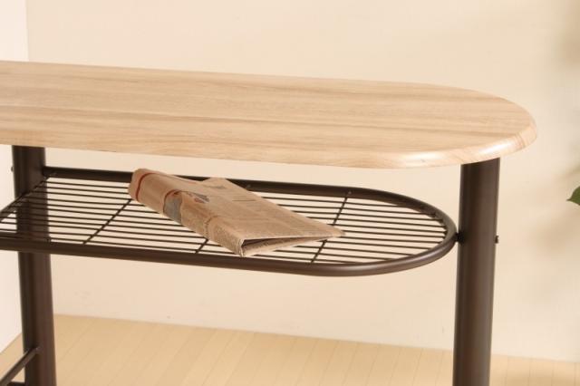 ハイテーブル ダイニング3点収納付き テーブル高さ88cm CT-1200 送料無料-4