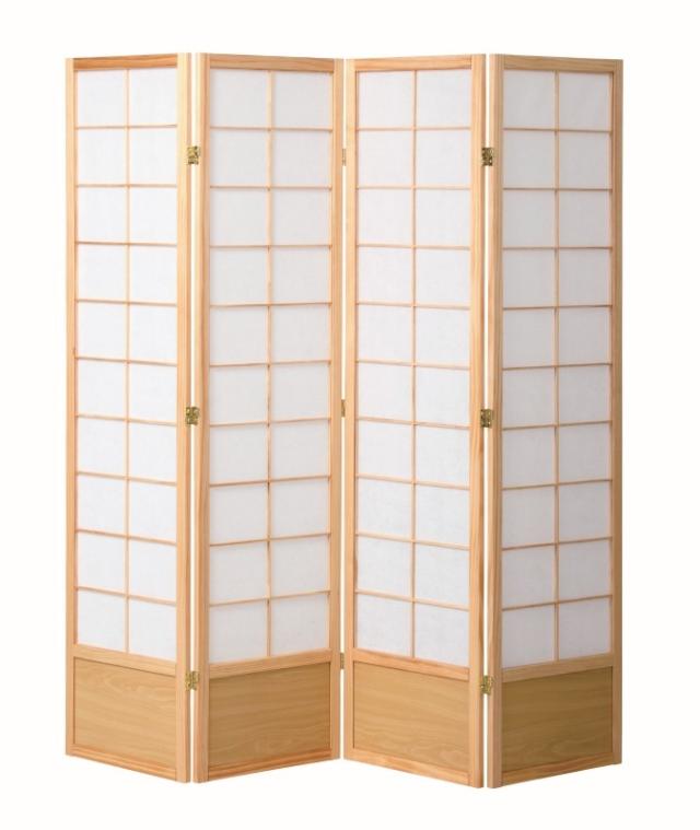 和風衝立4連 高さ180cm JP-S180-4 送料無料-1