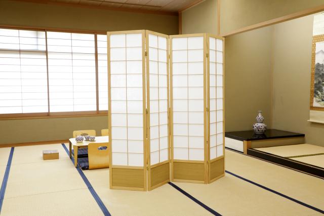 和風衝立4連 高さ180cm JP-S180-4 送料無料-6