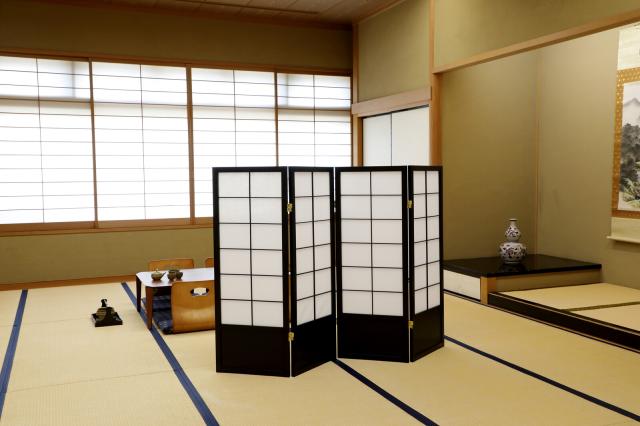 和風衝立4連 高さ120cm JP-S120-4 送料無料-10