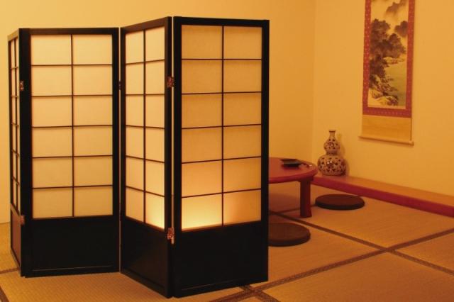 和風衝立4連 高さ120cm JP-S120-4 送料無料-1