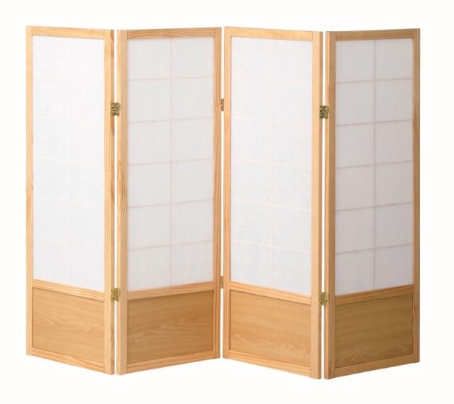 和風衝立4連 高さ120cm JP-S120-4 送料無料-5