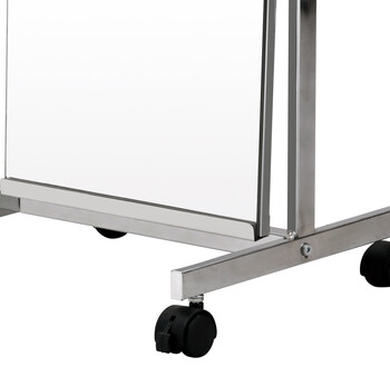 スタンドミラー 鏡幅30cm ノンフレーム キャスター付き 送料無料-1