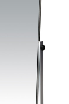 スタンドミラー 鏡幅30cm ノンフレーム キャスター付き 送料無料-2