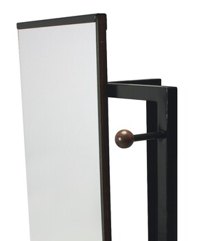 ミラー＋ハンガーで便利度UP ハンガー付ミラー NA BR HM-400 送料無料-3