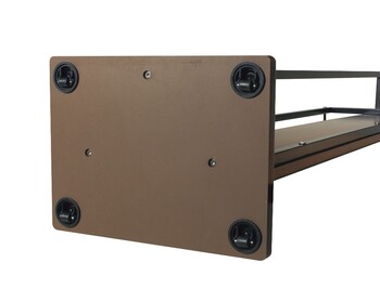 ミラー＋ハンガーで便利度UP ハンガー付ミラー NA BR HM-400 送料無料-4