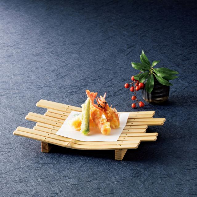 和食器 竹 筏皿 白竹 2セット 送料無料-1