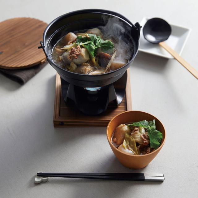 和食器 新型ふる里鍋 裏側段付 小 送料無料-3