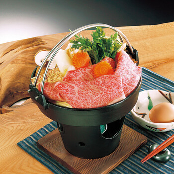 和食器 すきやき鍋つる付(1人用) 送料無料-1