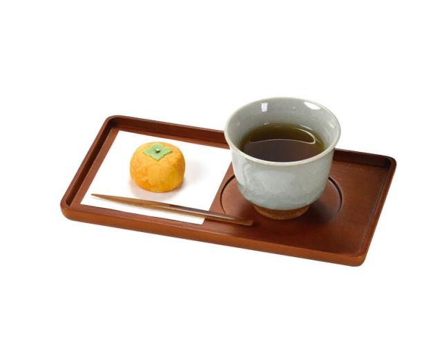 和食器 マルチカフェトレイライトブラウン ナチュラル ダークブラウンキッチンteaトレイ 2セット 送料無料-5