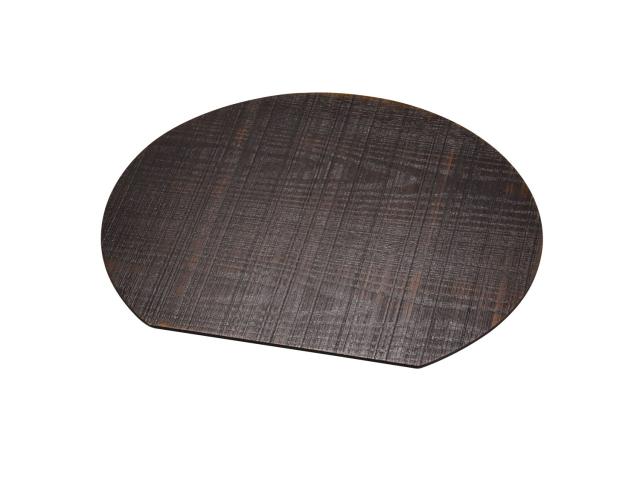 和食器 本漆荒肌多目的トレイ楕円 半月 長角キッチンインテリア店舗備品 送料無料-7