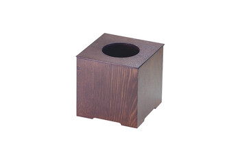 木製ティッシュボックスクリアー ブラウン ブラックインテリア 日本製 送料無料-2