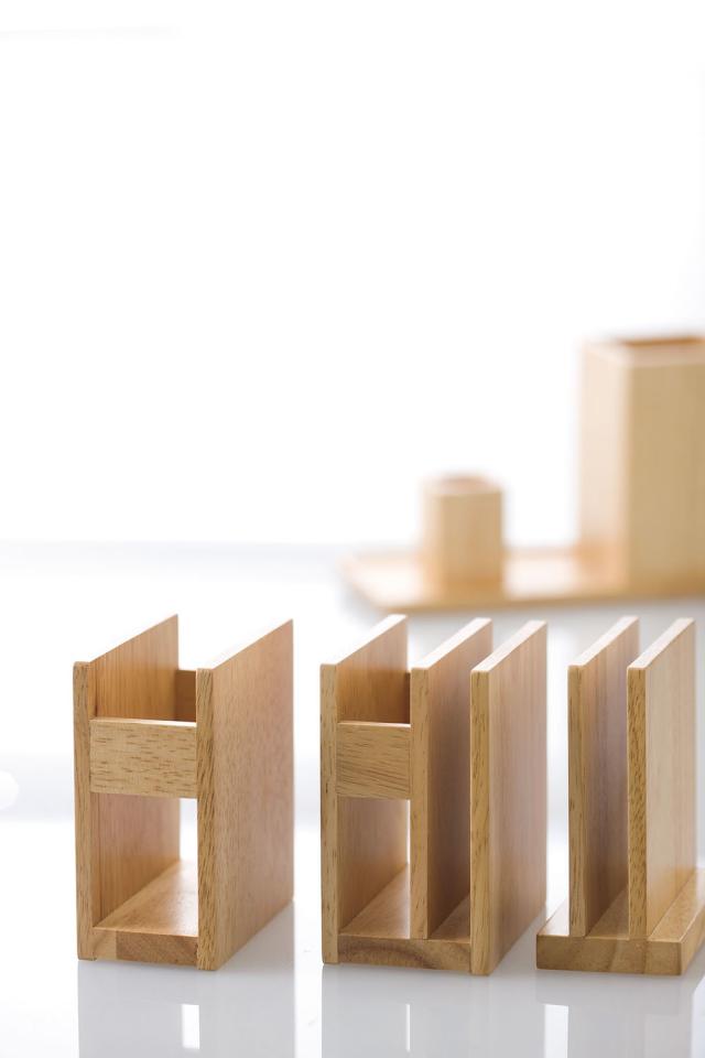 木製メニュースタンドブラウン ナチュラルキッチンインテリア雑貨陳列備品 3セット 送料無料-4