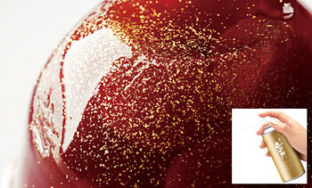 金粉スプレー L 180ml 金箔約0.1g入 キッチン演出小物日本製 送料無料-1