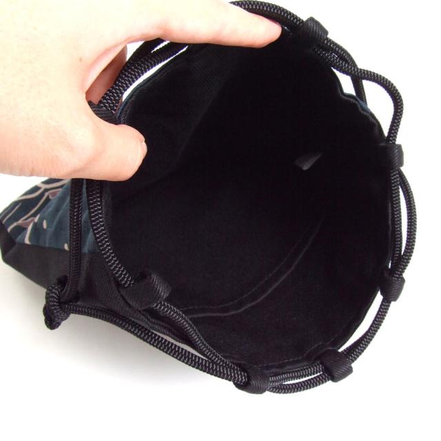 厄除け粋柄 信玄袋兎 鯉 鯰 招き猫 富士山 和柄手提げ袋 Cool Japanバッグおもしろ雑貨 送料無料-7